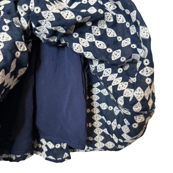 Maje Ridol Embroidered Organza-Voile Mini Dress Puff Sleeve EU 34 / US XS - Picture 6 of 8